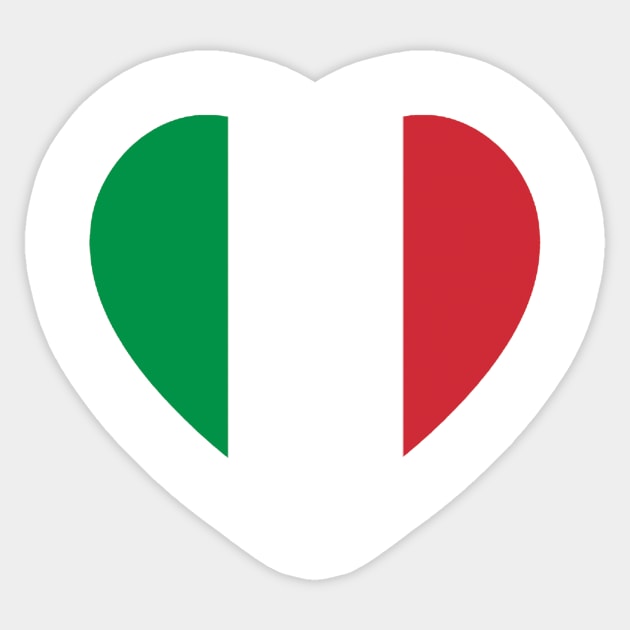 I Love Italy! Sticker by ShirtAtlas